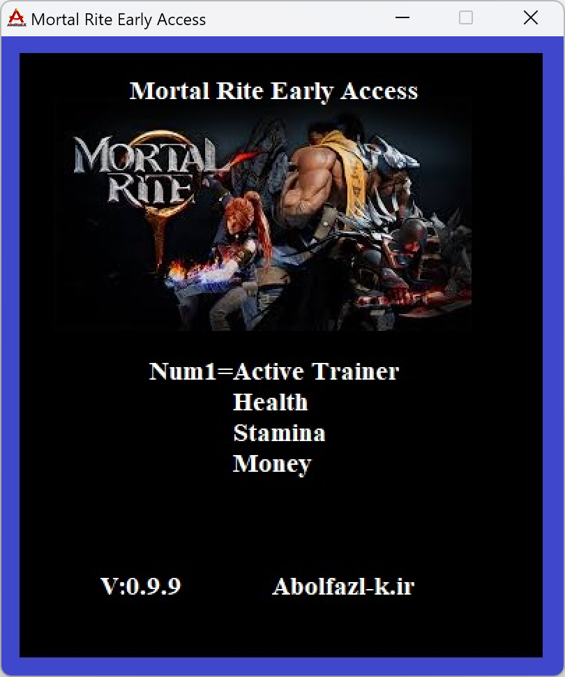 Mortal Rite v0.9.9 Trainer +3