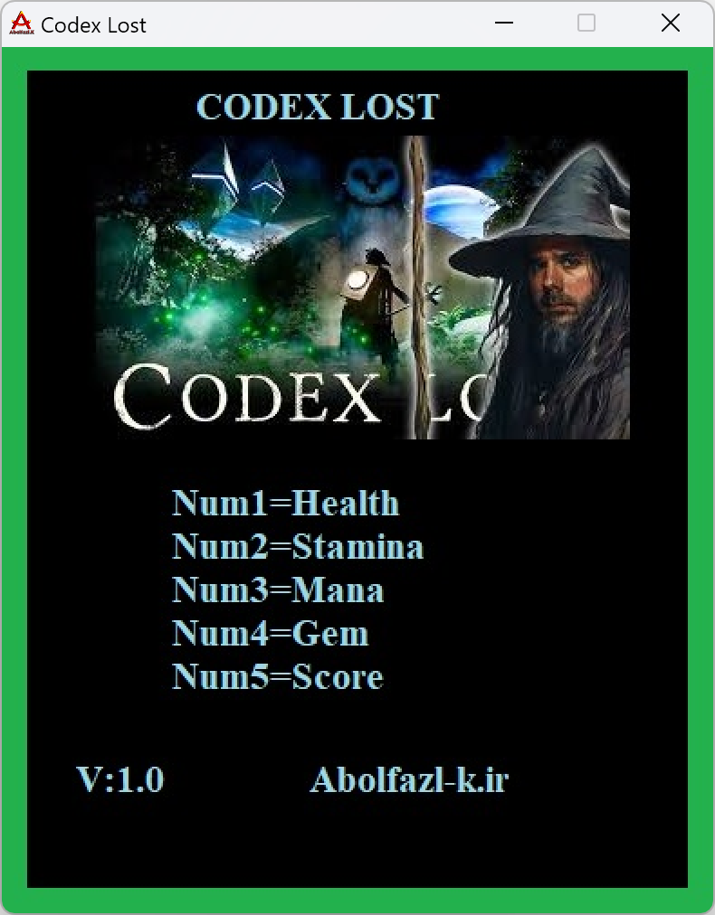 Codex Lost Trainer +5