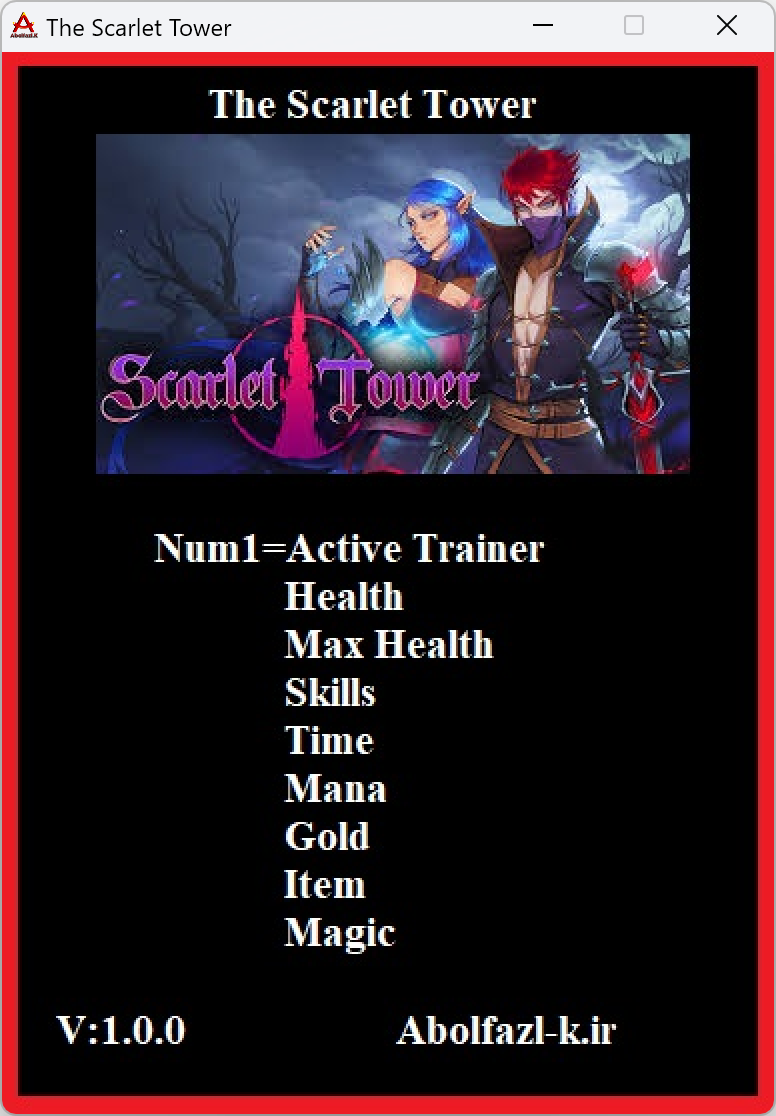 Scarlet Tower Trainer +8