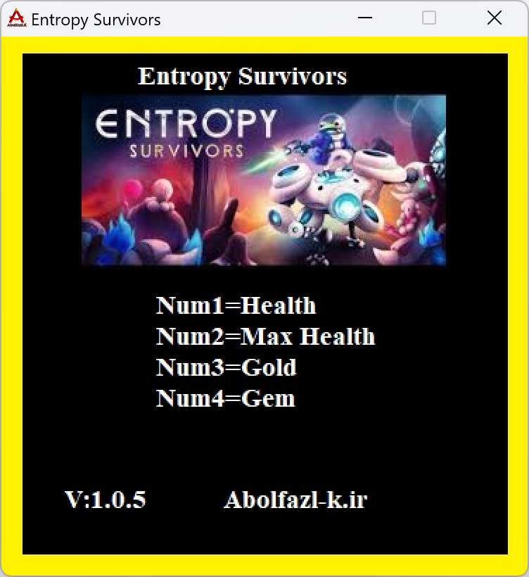 Entropy Survivors v1.0.5 Trainer +4