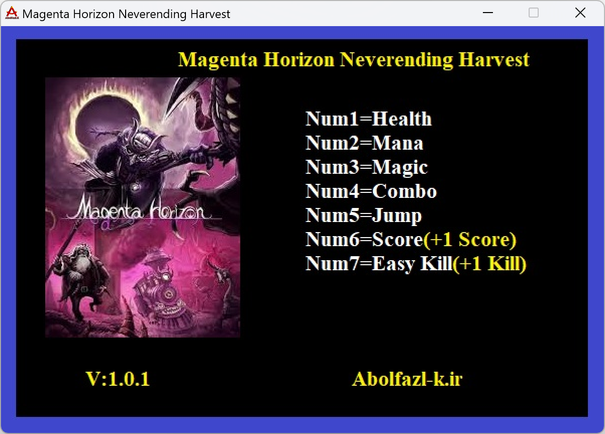 Magenta Horizon - Neverending Harvest v1.01 Trainer +7