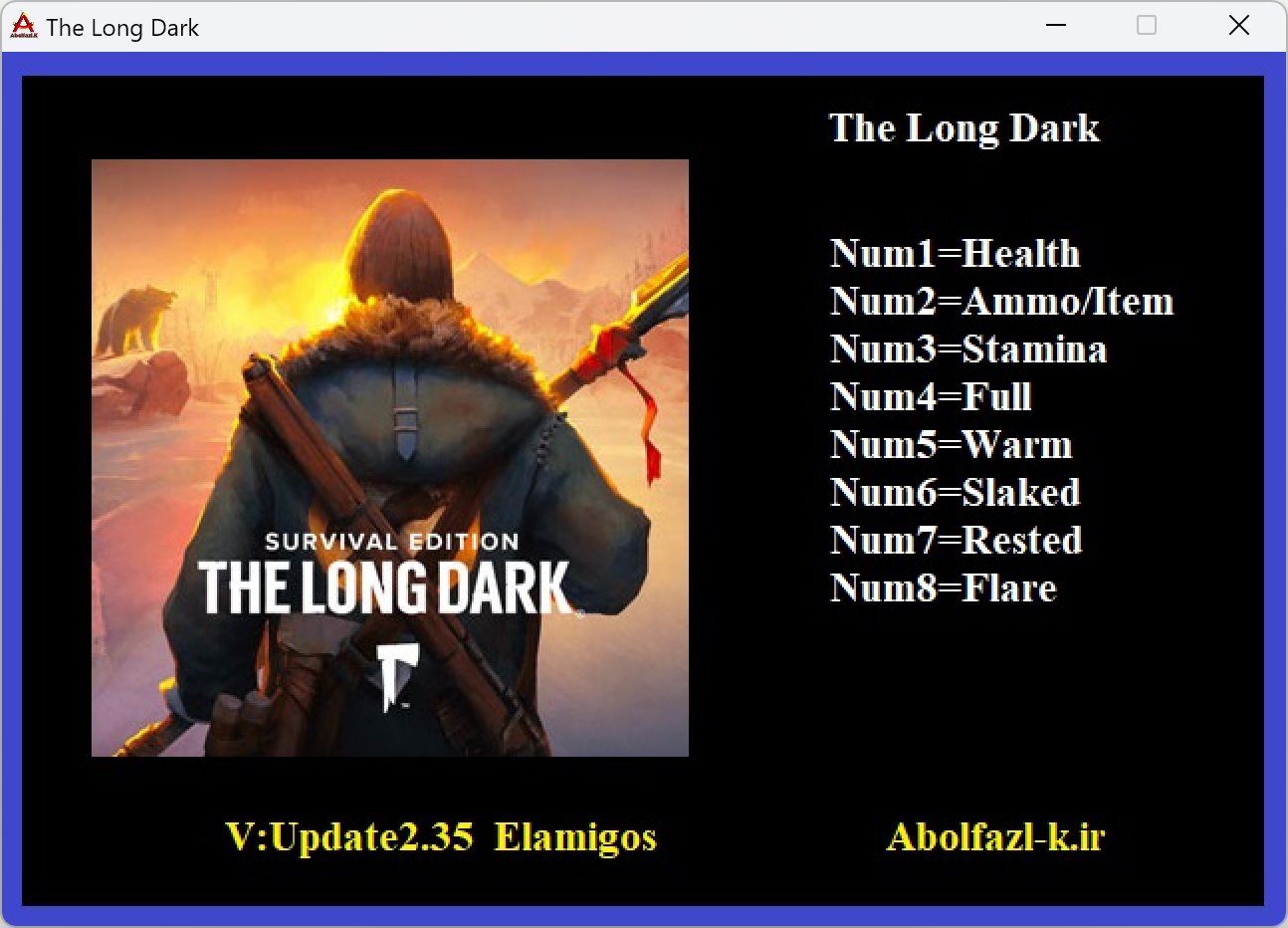 The Long Dark v2.35 Trainer +8