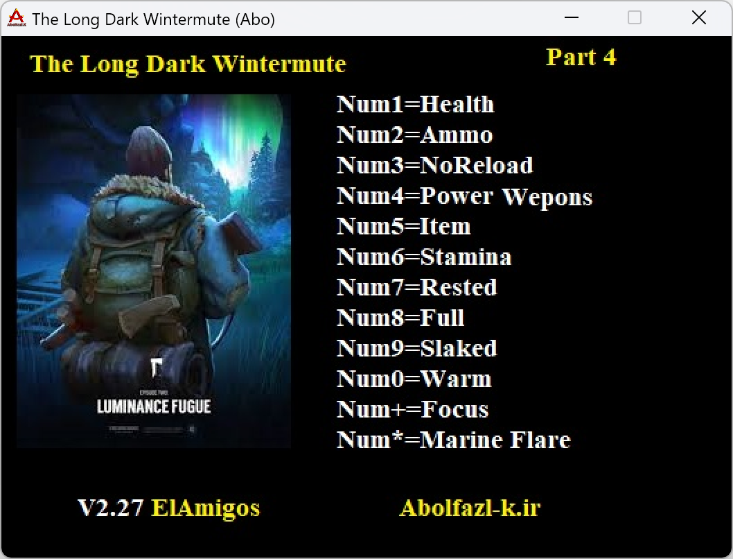 The Long Dark: Wintermute v2.35 Trainer +12