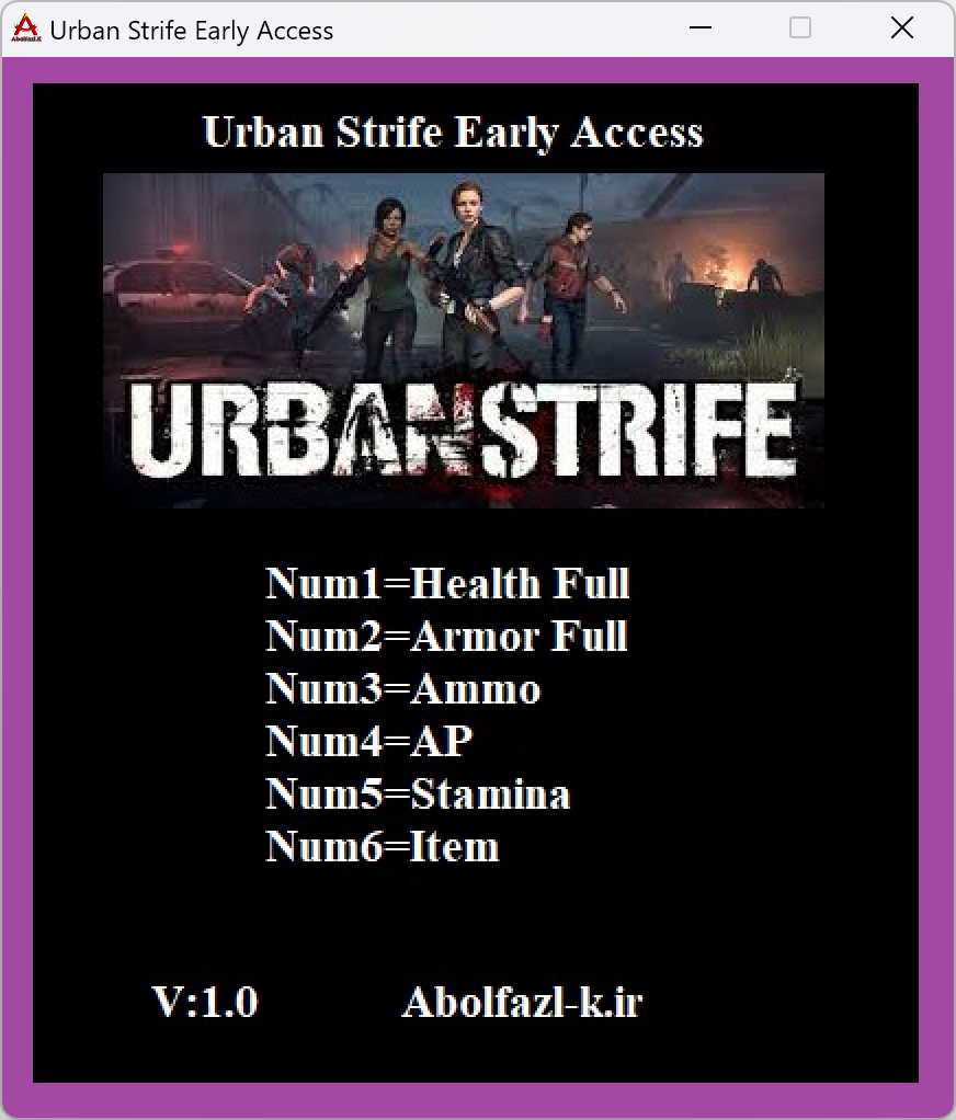 Urban Strife Trainer +6