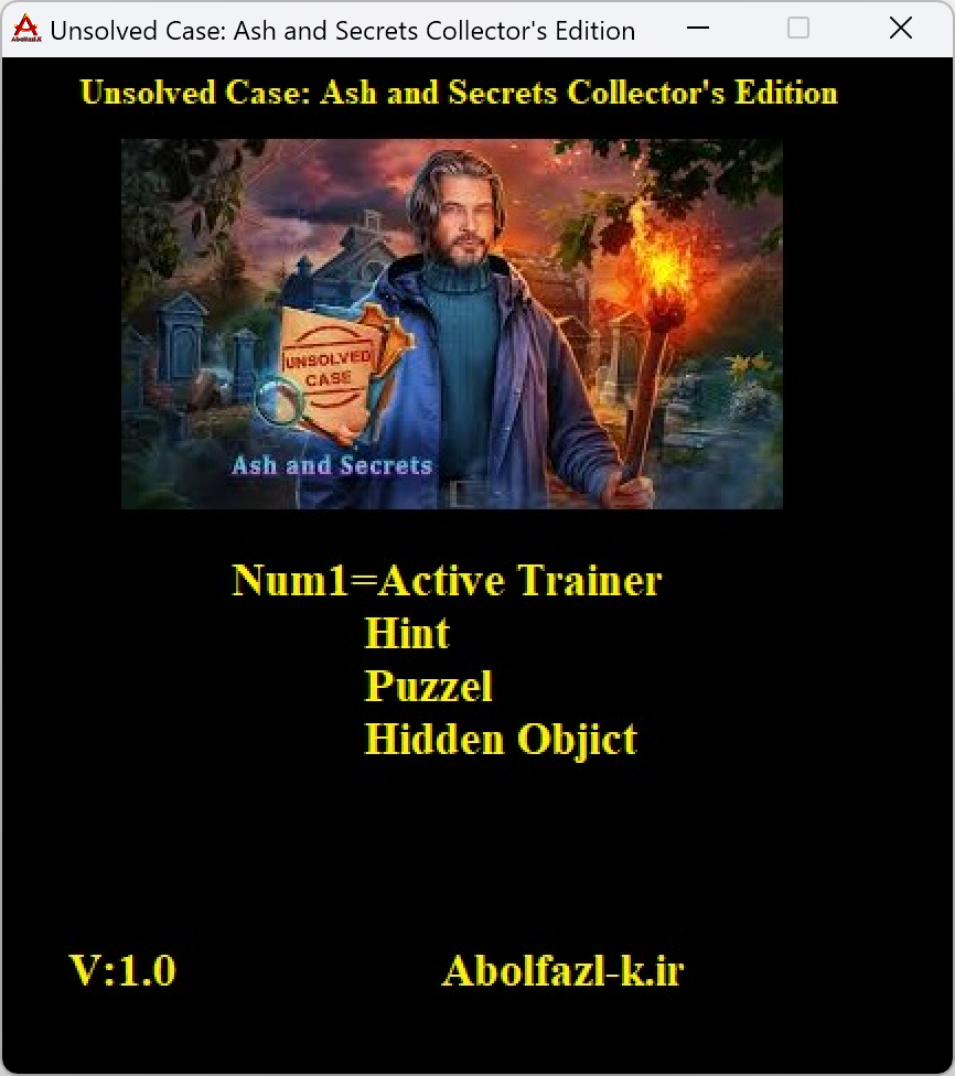 Unsolved Case: Ash and Secrets Collector's Edition Trainer +3