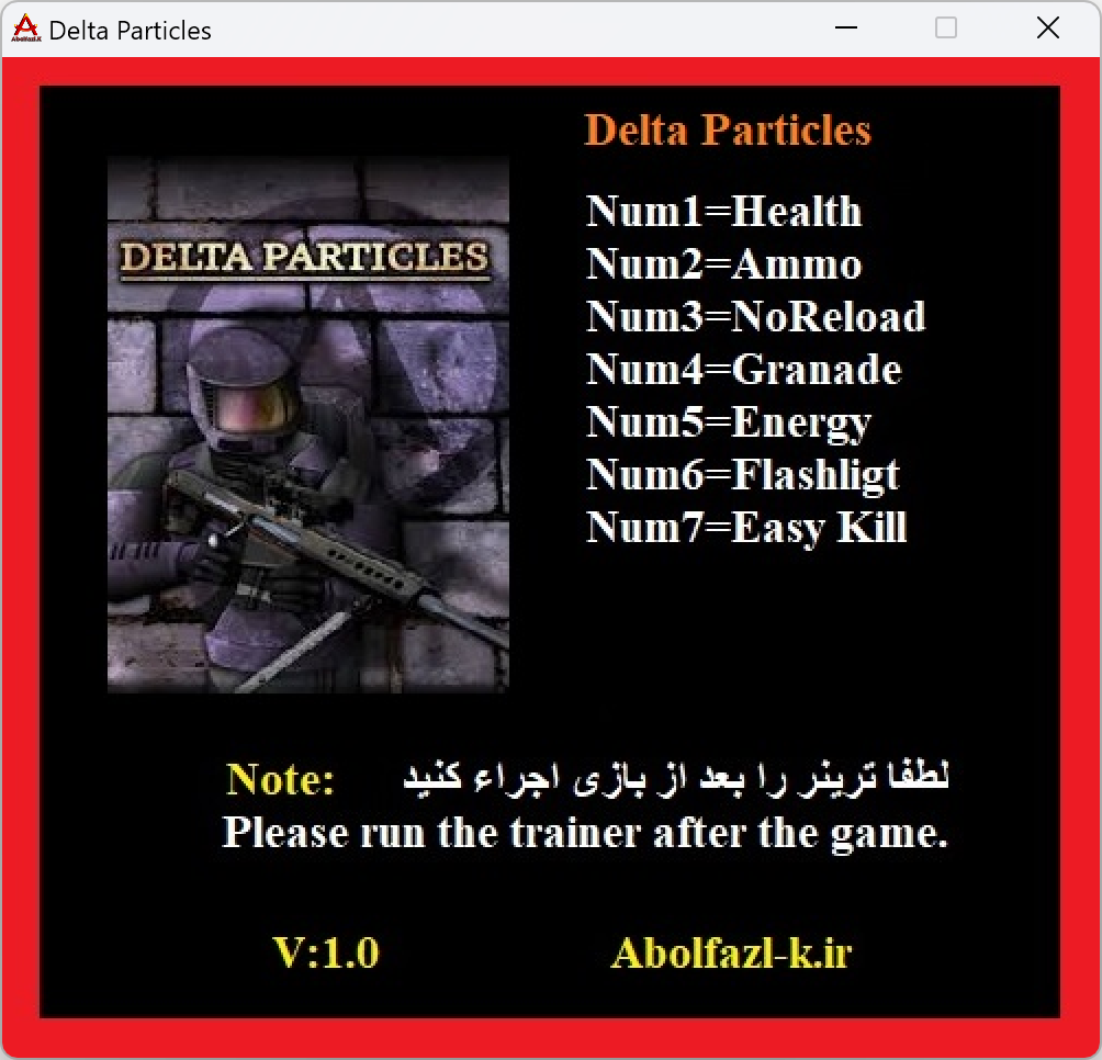 Delta Particles Trainer +7