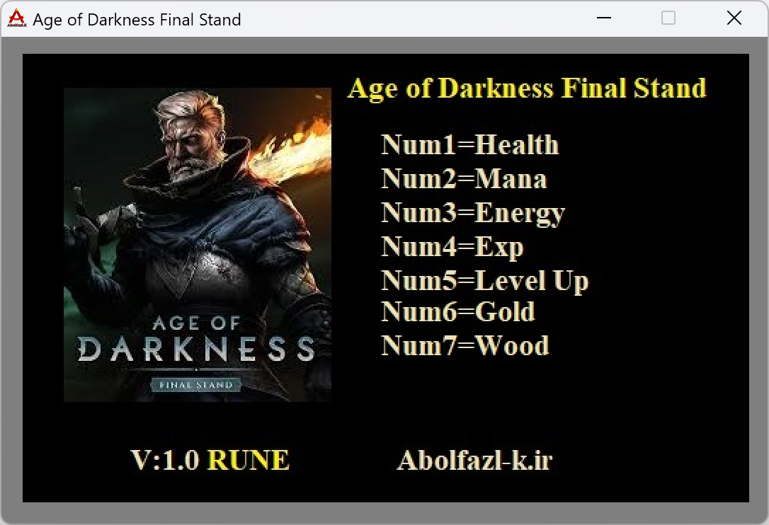 Age of Darkness: Final Stand Trainer +7