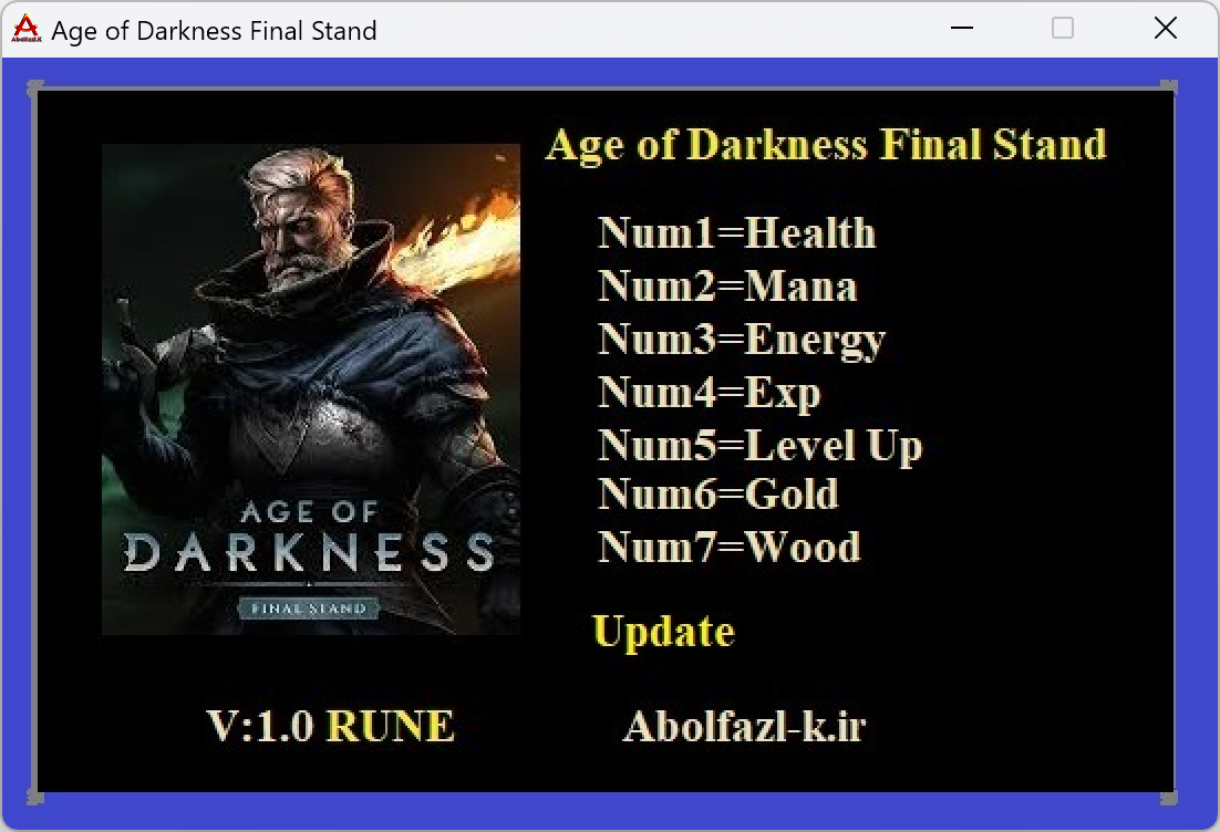 Age of Darkness: Final Stand (Update) Trainer +7