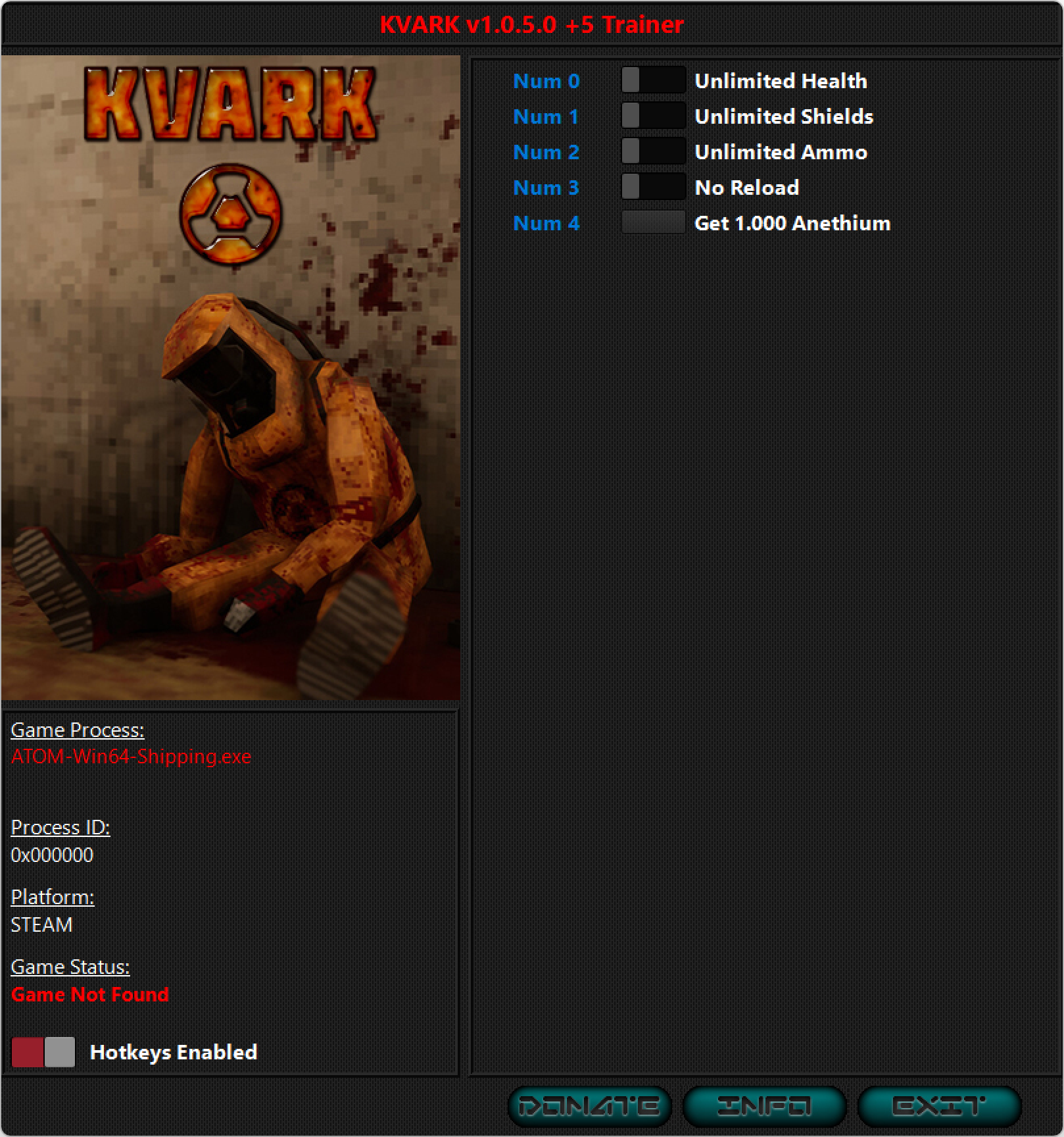 Kvark v1.0.5.0 (25.01.2025) Trainer +5