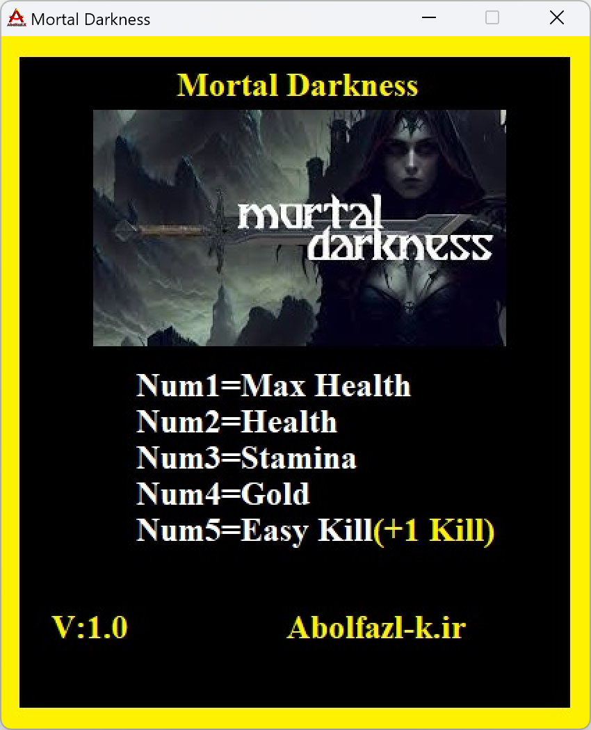 Mortal Darkness Trainer +5