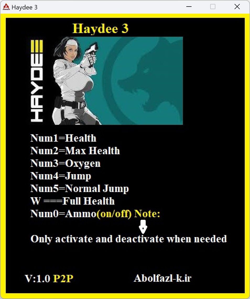 Haydee 3 Trainer +7