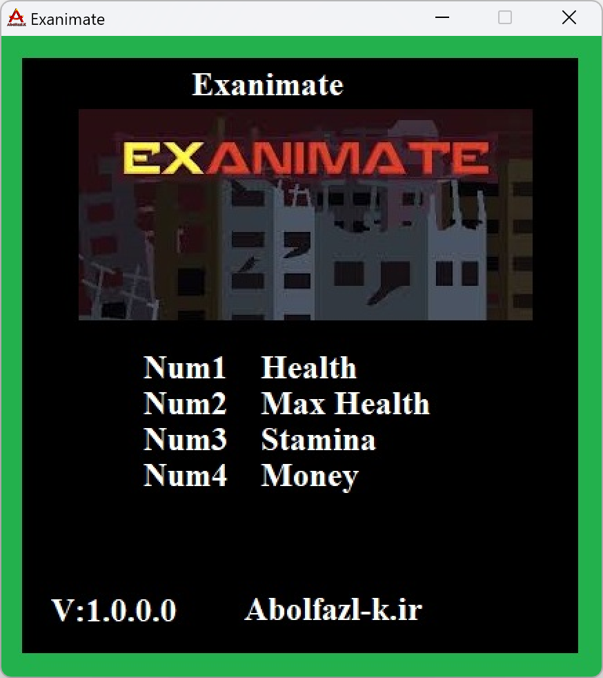 Exanimate Trainer +4