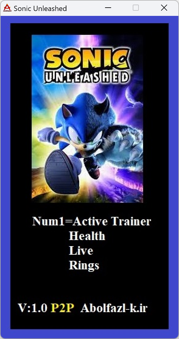 Sonic Unleashed Trainer +3